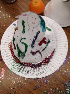 Paper plate angel by Sarah 