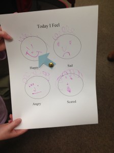 Emotion wheel by Sarah